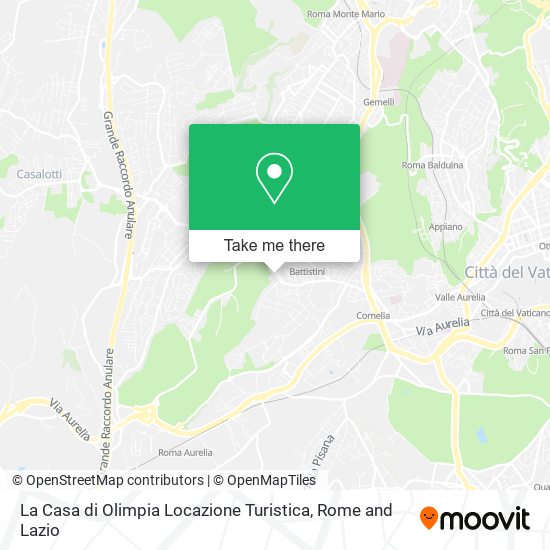 La Casa di Olimpia Locazione Turistica map