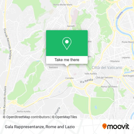 Gala Rappresentanze map