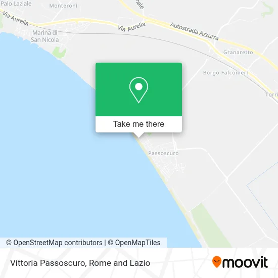 Vittoria Passoscuro map