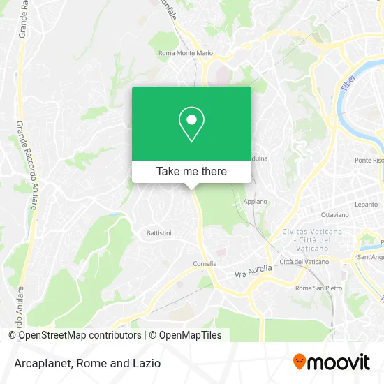 Arcaplanet map