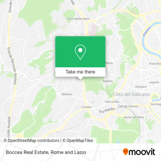 Boccea Real Estate map