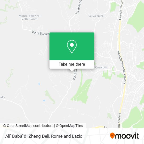 Ali' Baba' di Zheng Deli map