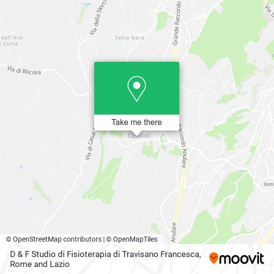 D & F Studio di Fisioterapia di Travisano Francesca map