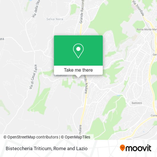 Bisteccheria Triticum map