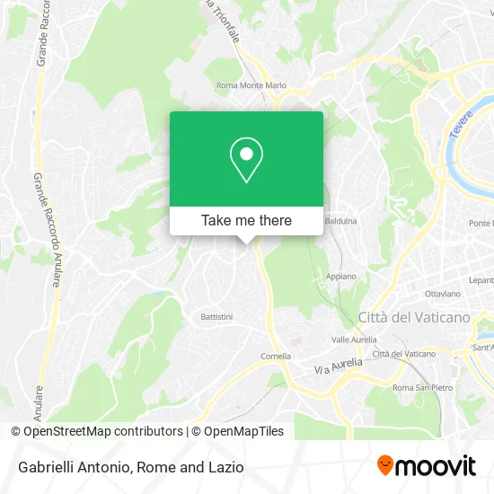 Antonio Gabrielli map