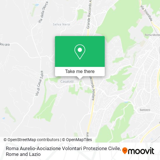 Roma Aurelio-Aociazione Volontari Protezione Civile map