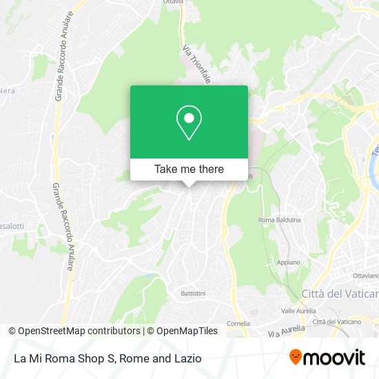 La Mi Roma Shop S map