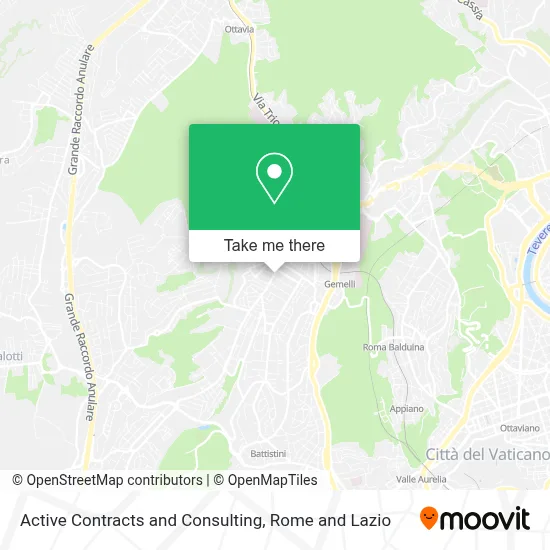 Active Contracts and Consulting map