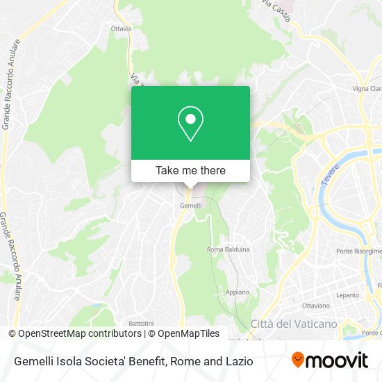 Gemelli Isola Societa' Benefit map