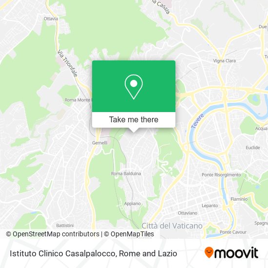 Istituto Clinico Casalpalocco map