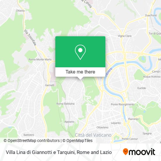 Villa Lina di Giannotti e Tarquini map