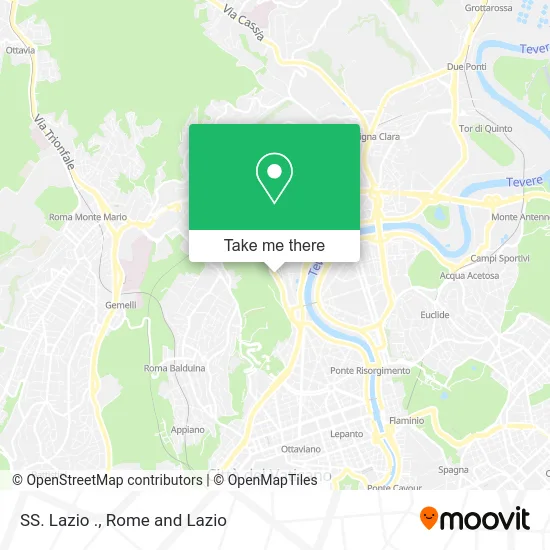 SS. Lazio . map