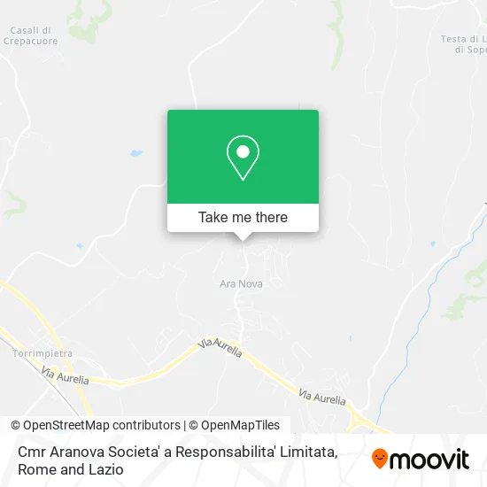Cmr Aranova Societa' a Responsabilita' Limitata map