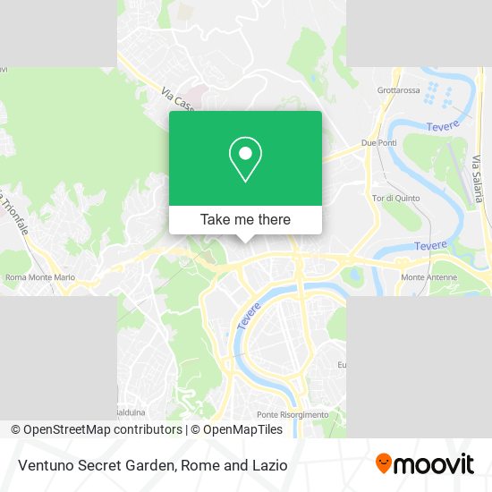 Ventuno Secret Garden map
