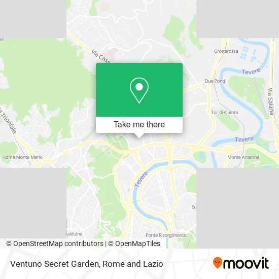Ventuno Secret Garden map
