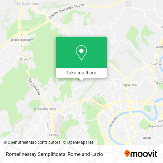 Romefinestay Semplificata map