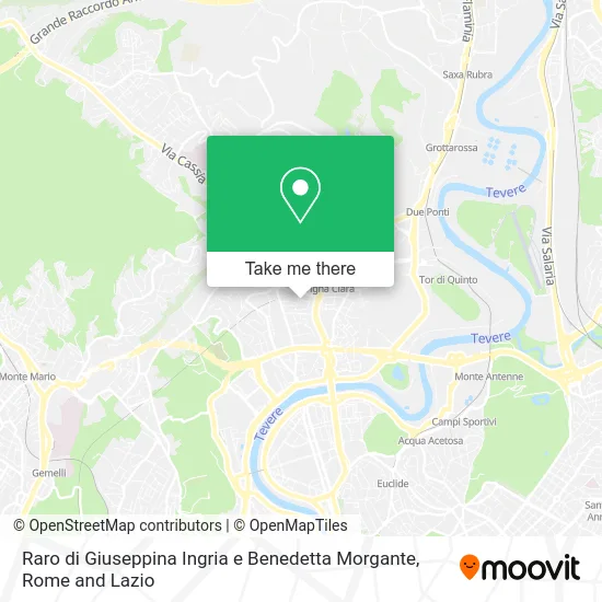 Raro by Giuseppina Ingria and Benedetta Morgante map