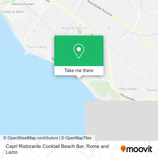 Capri Restaurant Cocktail Beach Bar map