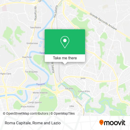 Roma Capitale map