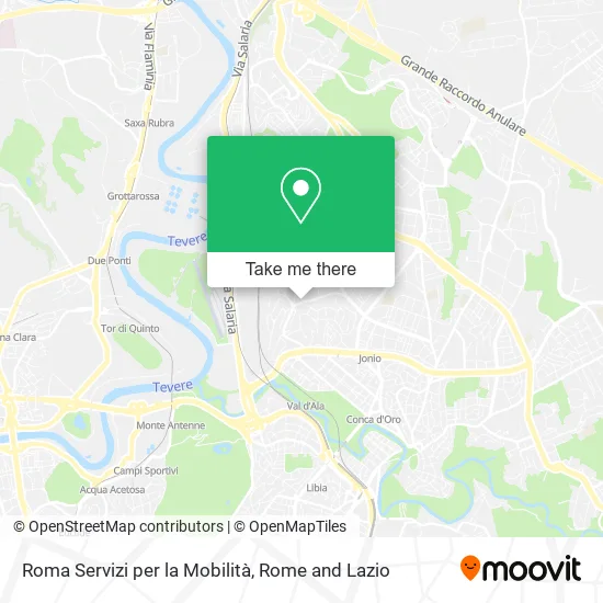 Rome Mobility Services map