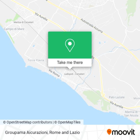 Groupama Aicurazioni map