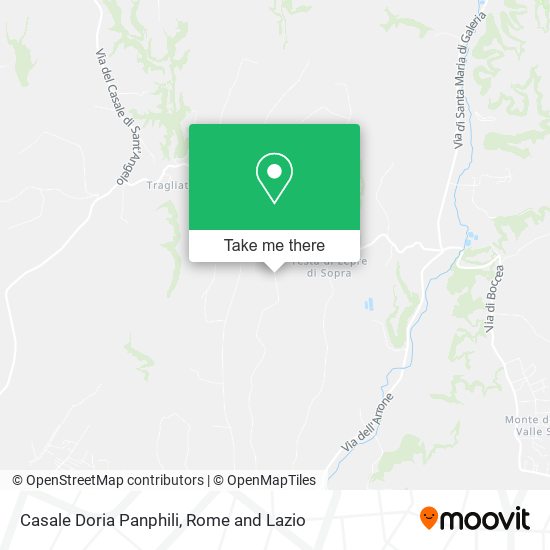 Casale Doria Panphili map