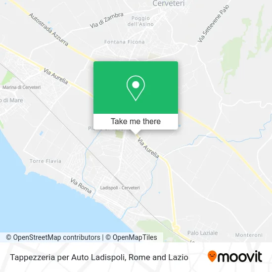 Car Upholstery Ladispoli map