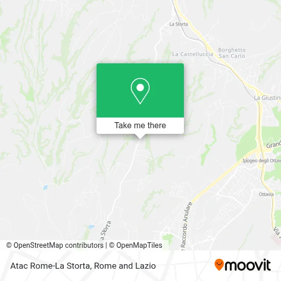 Atac Rome-La Storta map