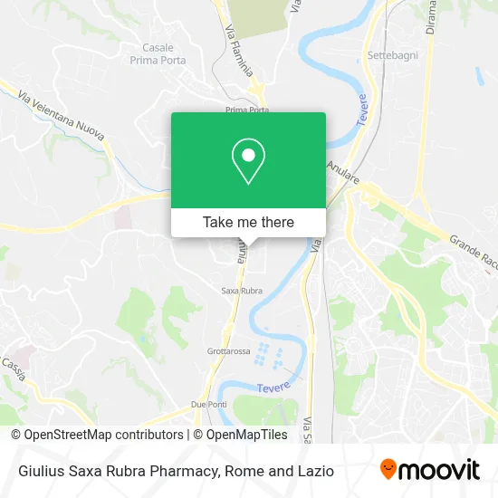 Giulius Saxa Rubra Pharmacy map