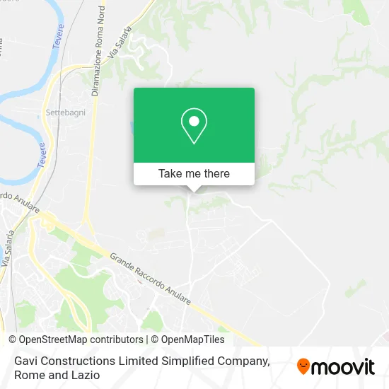 Gavi Constructions Limited Simplified Company map