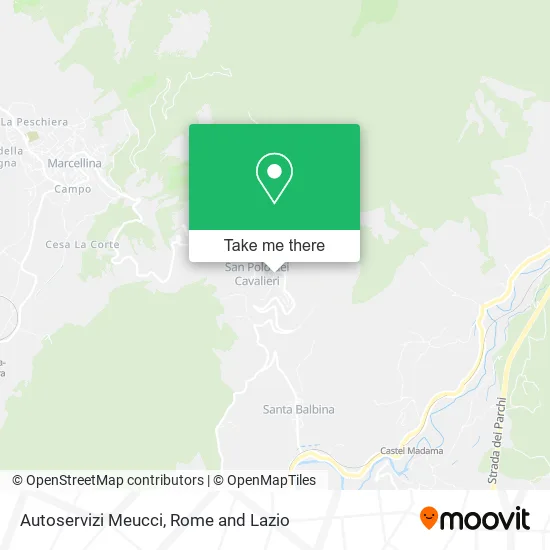 Meucci Autoservices map