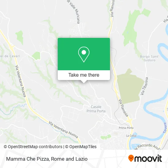 Mamma Che Pizza map