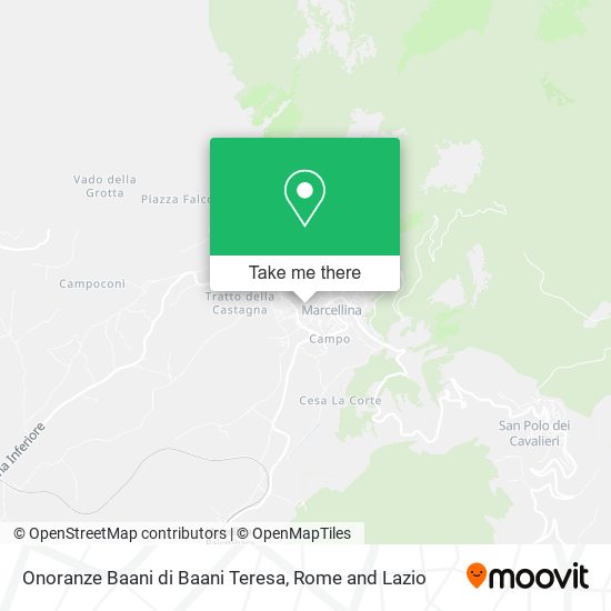 Onoranze Baani di Baani Teresa map