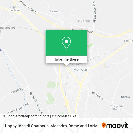Happy Idea di Costantini Aleandra map