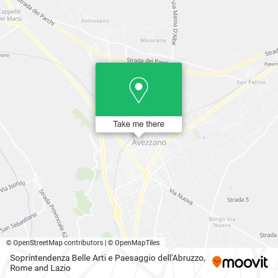 Soprintendenza Belle Arti e Paesaggio dell'Abruzzo map