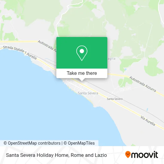 Santa Severa Holiday Home map