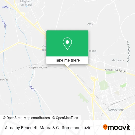 Alma by Benedetti Maura & C. map