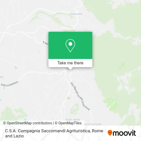 C.S.A. Compagnia Saccomandi Agrituristica map