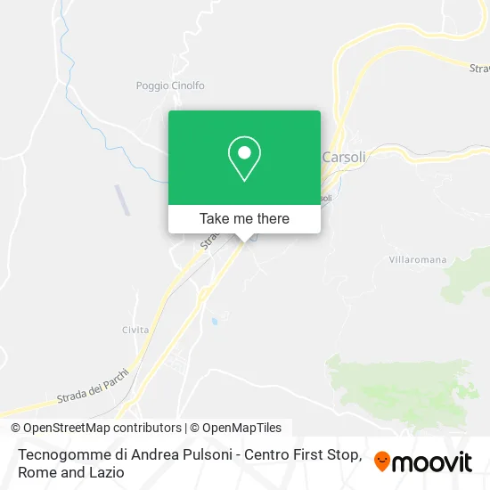 Tecnogomme by Andrea Pulsoni - First Stop Center map