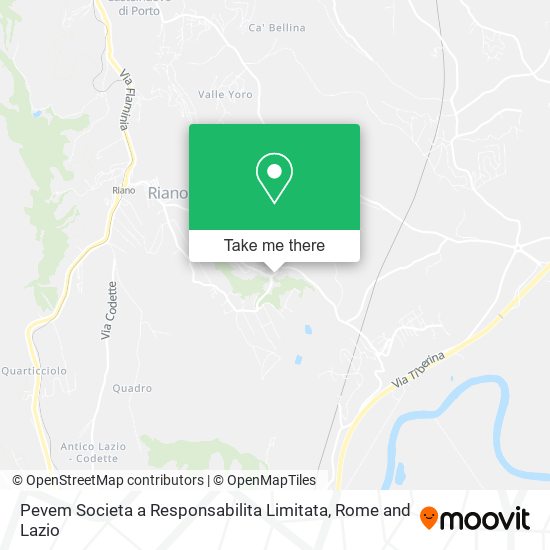 Pevem Societa a Responsabilita Limitata map