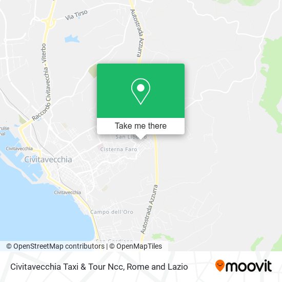 Civitavecchia Taxi & Tour Ncc map