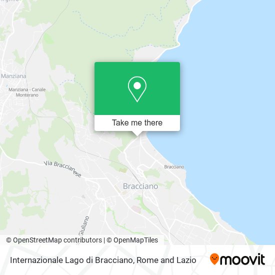 Internazionale Lago di Bracciano map