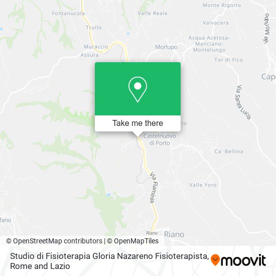 Studio di Fisioterapia Gloria Nazareno Fisioterapista map