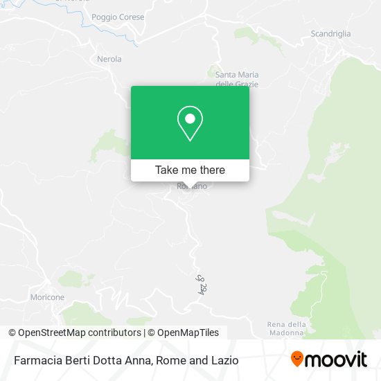 Farmacia Berti Dotta Anna map