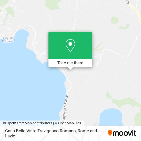 Casa Bella Vista Trevignano Romano map