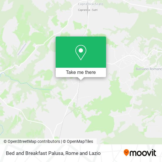 Bed and Breakfast Palusa map