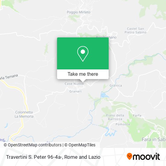 Travertini S. Peter 96-4a- map
