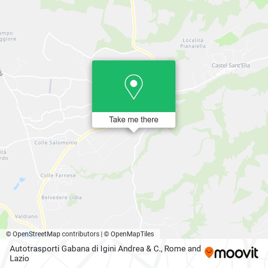 Autotrasporti Gabana di Igini Andrea & C. map