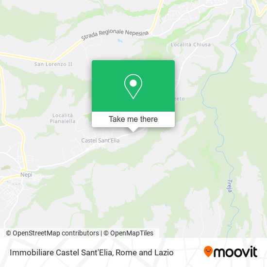 Immobiliare Castel Sant'Elia map