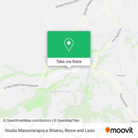 Studio Massoterapia e Shiatsu map